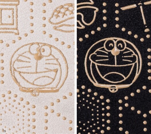 『ドラえもん』がおしゃれな「甲州印伝」デザインに　ミニウォレット＆カードケースが発売