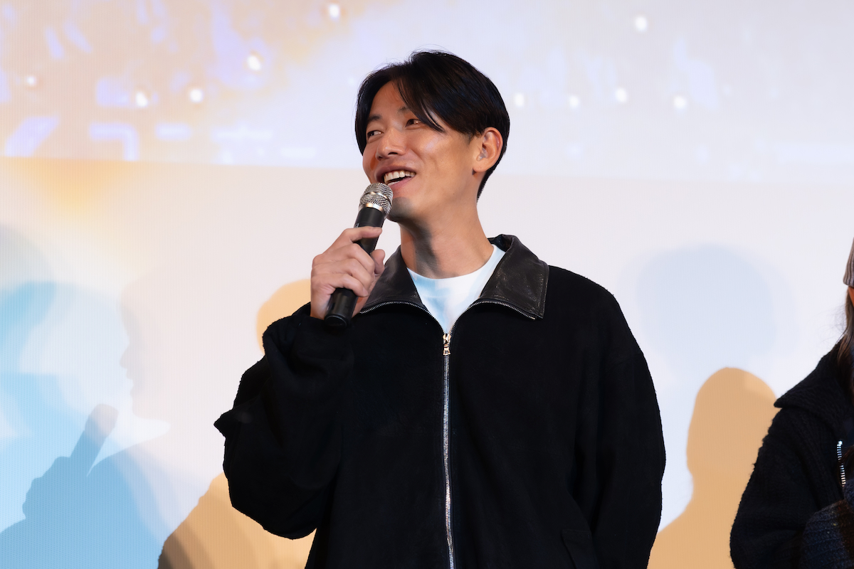 『UVERworld THE MOVIE: 25 to EPIPHANY』公開記念舞台挨拶 真太郎 写真