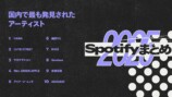「2025年Spotify年間ランキング」より