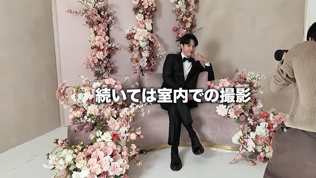 ウェディングフォトを撮影するないとー夫妻