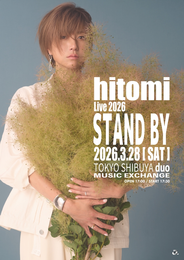 『hitomi Live 2026 - STAND BY』告知画像