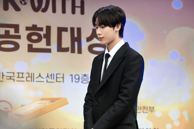 ENHYPEN SUNOO『2025大韓民国社会貢献大賞』より