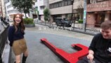 原宿を散歩する後藤真希