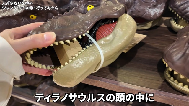 『ジャングリア沖縄』を満喫するいけちゃん