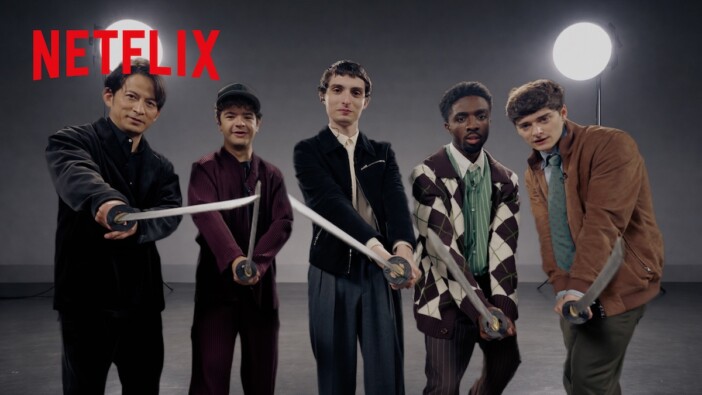 岡田准一が“ストシンボーイズ”に武術指導　『イクサガミ』×『ストレンジャー・シングス』特別映像