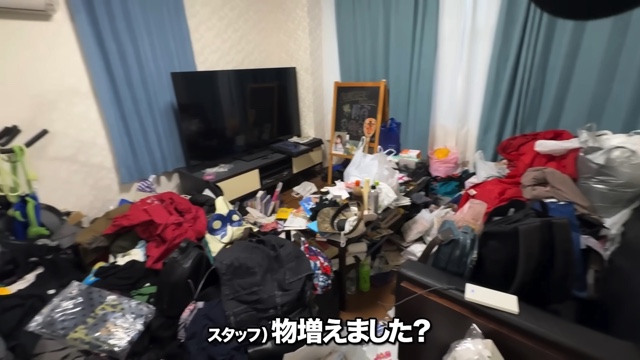 反響を呼んだクロちゃんの汚部屋