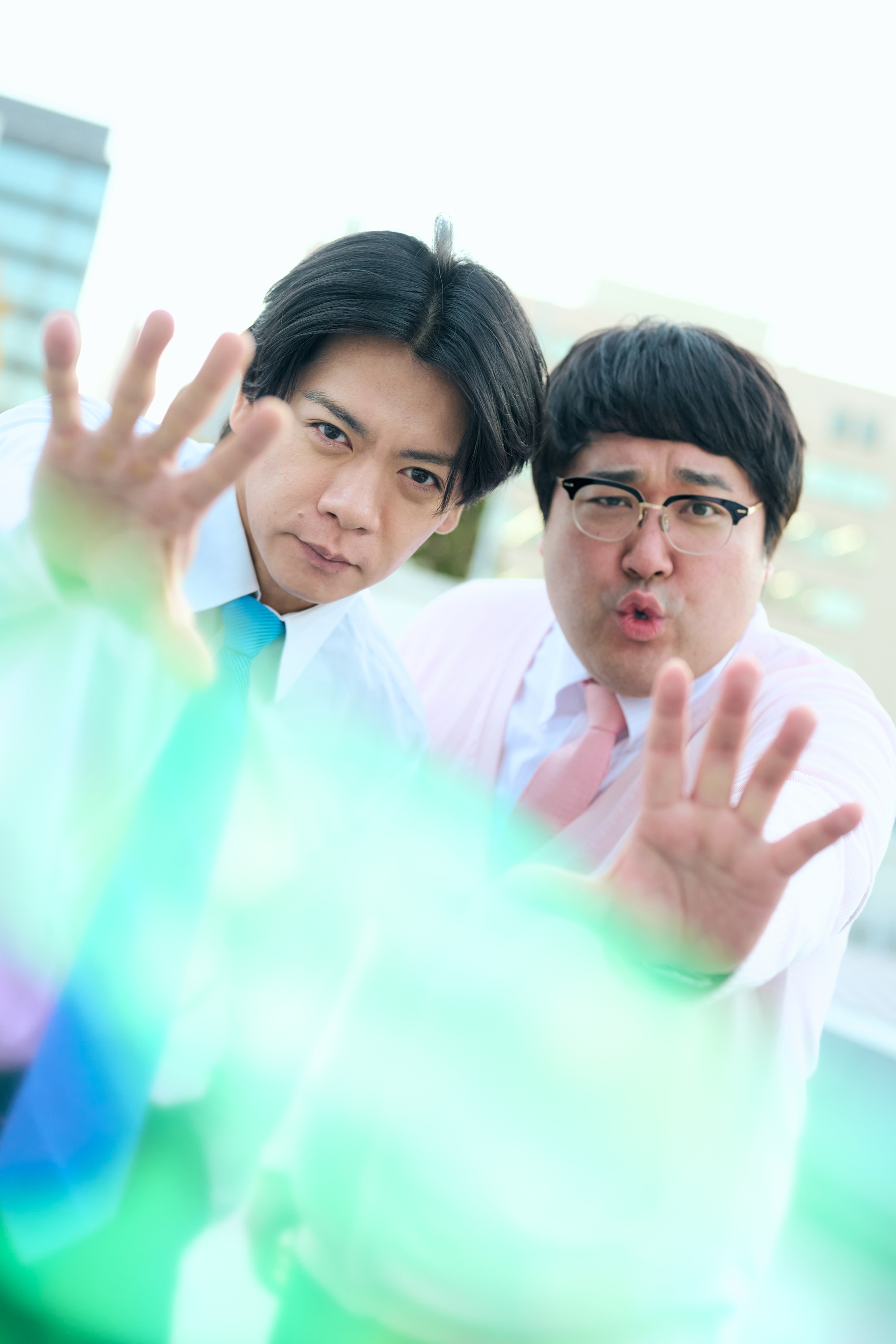 マヂカルラブリー・野田クリスタル、村上（撮影＝晴知花）