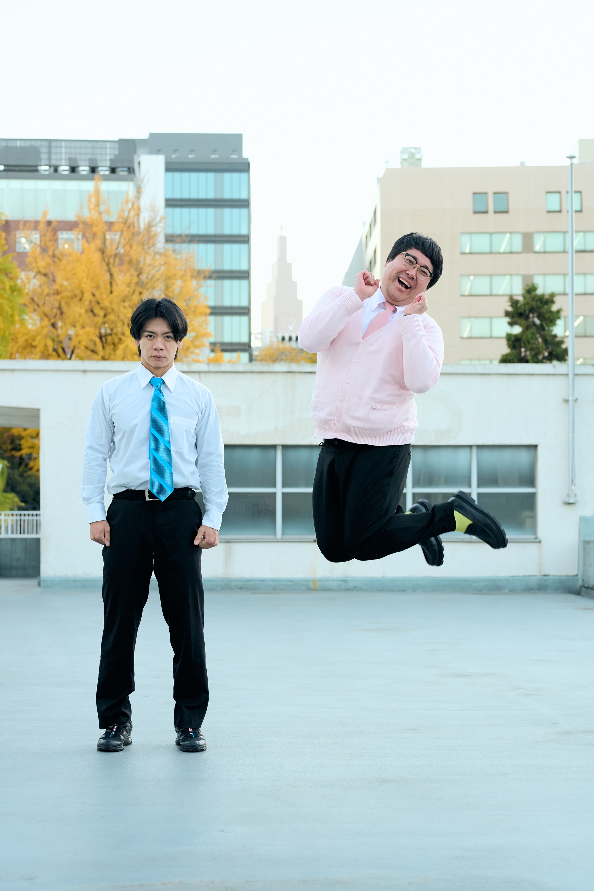 マヂカルラブリー・野田クリスタル、村上（撮影＝晴知花）