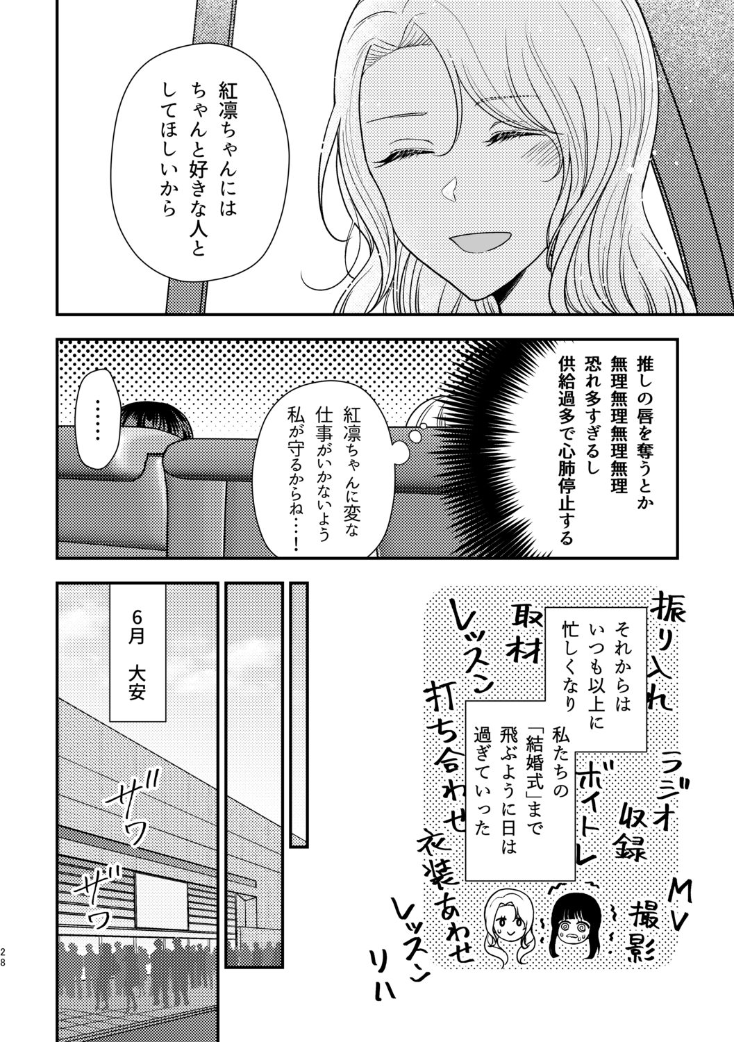 【漫画】推しが結婚、その時ファンは……？の画像