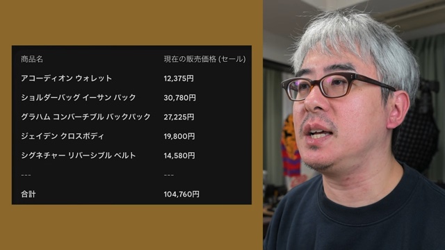 瀬戸弘司が紹介したコーチの福袋
