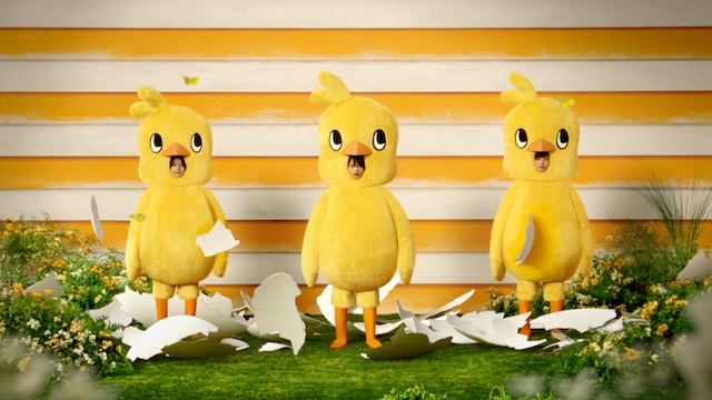 チキンラーメン『ひよこちゃんたち誕生 篇』より