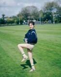 櫻坂46 松田里奈、1st写真集裏表紙が公開の画像