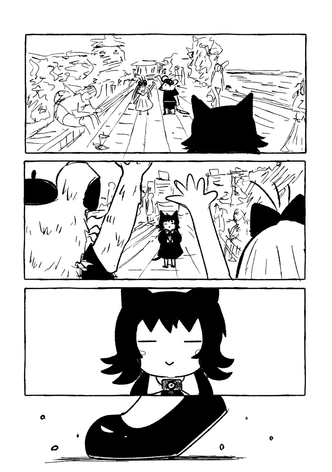 【漫画】漫画家3人、江ノ島で原稿合宿の画像