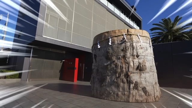 1200人前の餅つきをするはじめしゃちょー