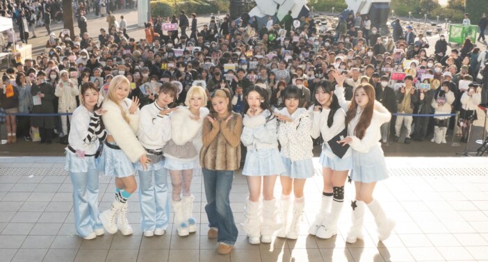 ダンサー・hanaのサプライズ登場に会場騒然　韓国発グループUNIS、リリース記念イベントレポート