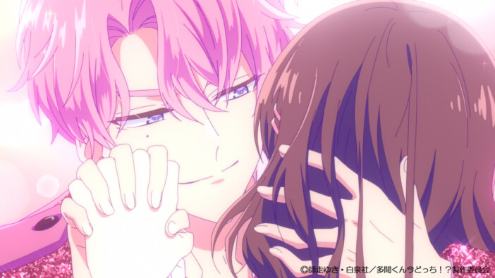 『多聞くん今どっち!?』第2話先行カット　うたげが多聞と慣れない握手会に向けてイメトレ