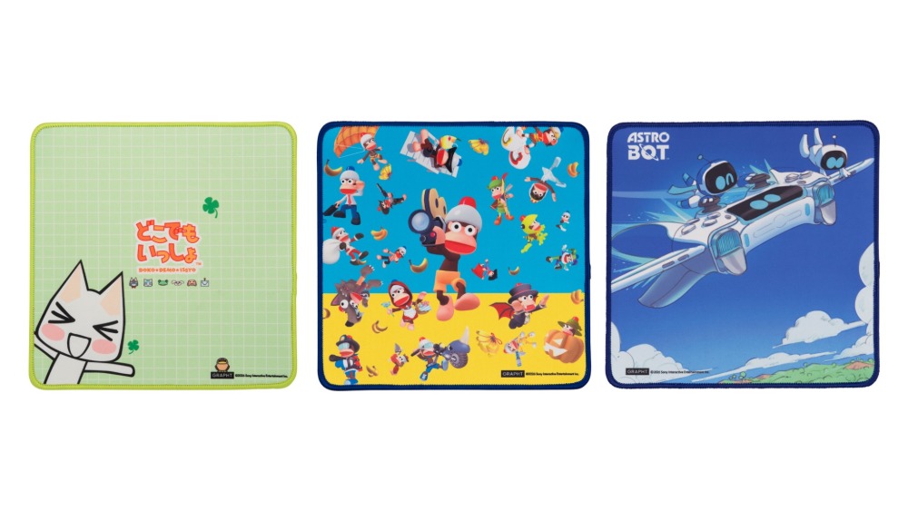 PlayStation人気タイトルのマウスパッド発売の画像