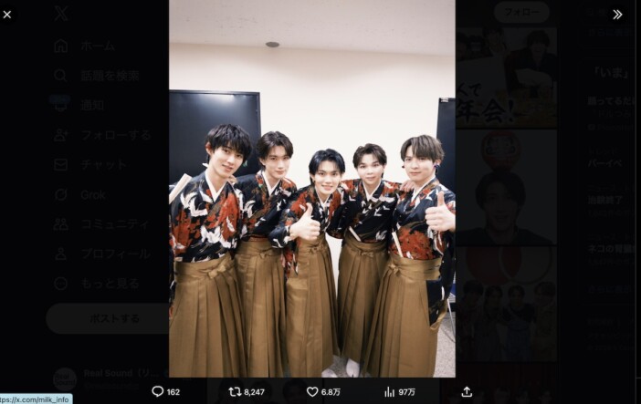 M!LK、年末年始の大活躍で近づくドーム公演の夢　日本を元気にしたパワフルな姿と細やかな対応