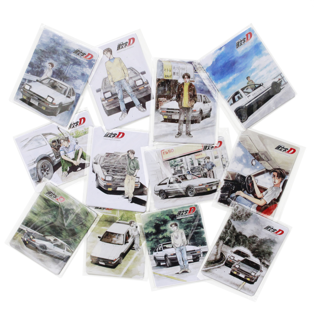 『頭文字D』表紙をモチーフにしたマグネットの画像