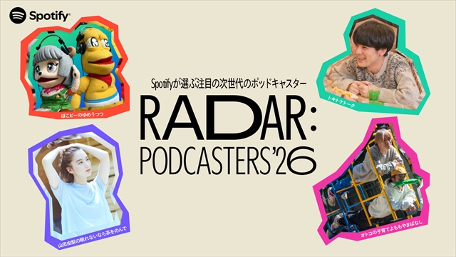 『RADAR: Podcasters 2026』選出番組／クリエイター