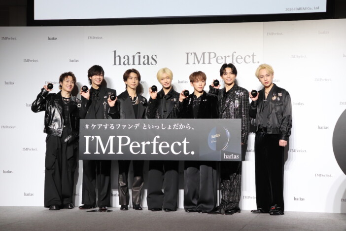 IMP. が“パーフェクト”な瞬間とはーー佐藤新の回答に総ツッコミ？　17回チャレンジで完成した新CM発表会