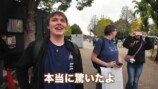 お台場のガンダムに驚愕する外国人YouTuber