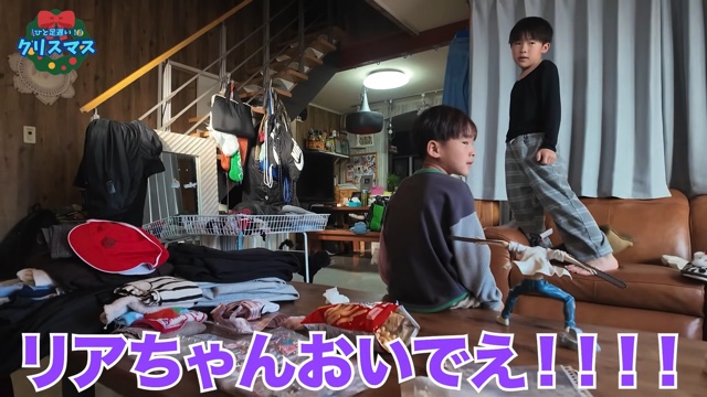 大家族YouTuberのクリスマスの様子