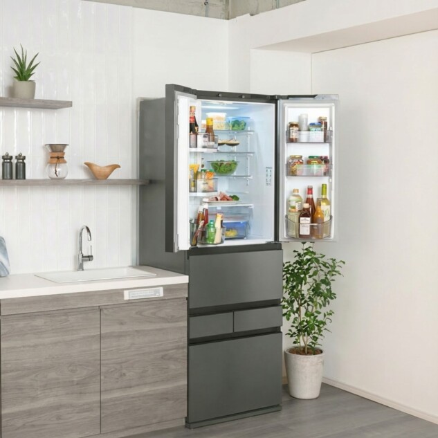 薄型化で大容量＆奥まで見渡せる冷蔵庫に！