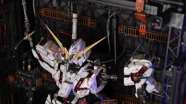 None Channelが自作したガンプラのインテリアライト