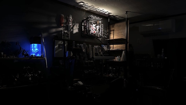 None Channelが自作したガンプラのインテリアライト