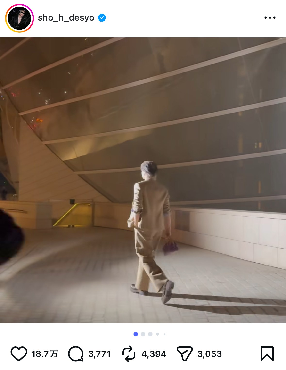 Number_i 平野紫耀 インスタ写真