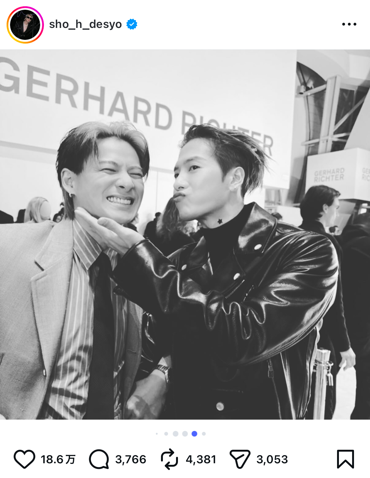 Number_i 平野紫耀 インスタ写真