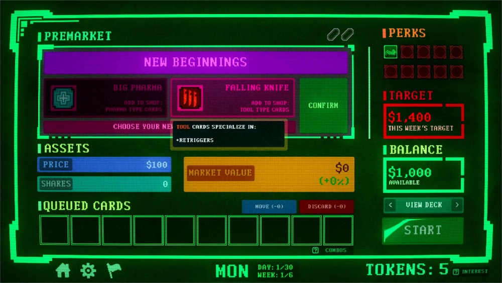 『Insider Trading』スクリーンショット