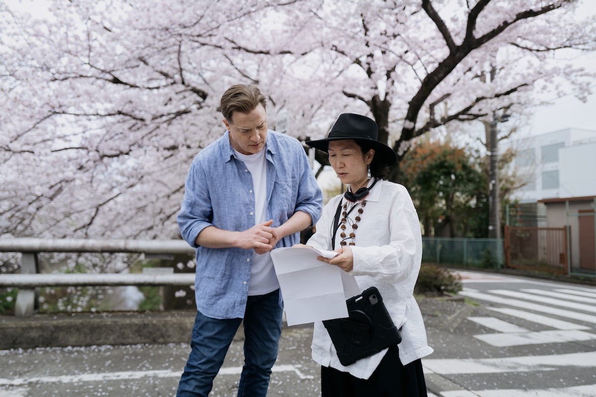 『レンタル・ファミリー』メイキング写真