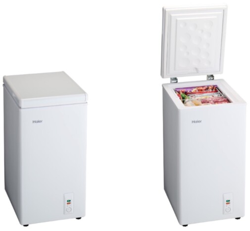 コンパクトでセカンド冷蔵庫にも ハイアールがスリム設計の66L上開き式冷凍庫を2月3日より発売