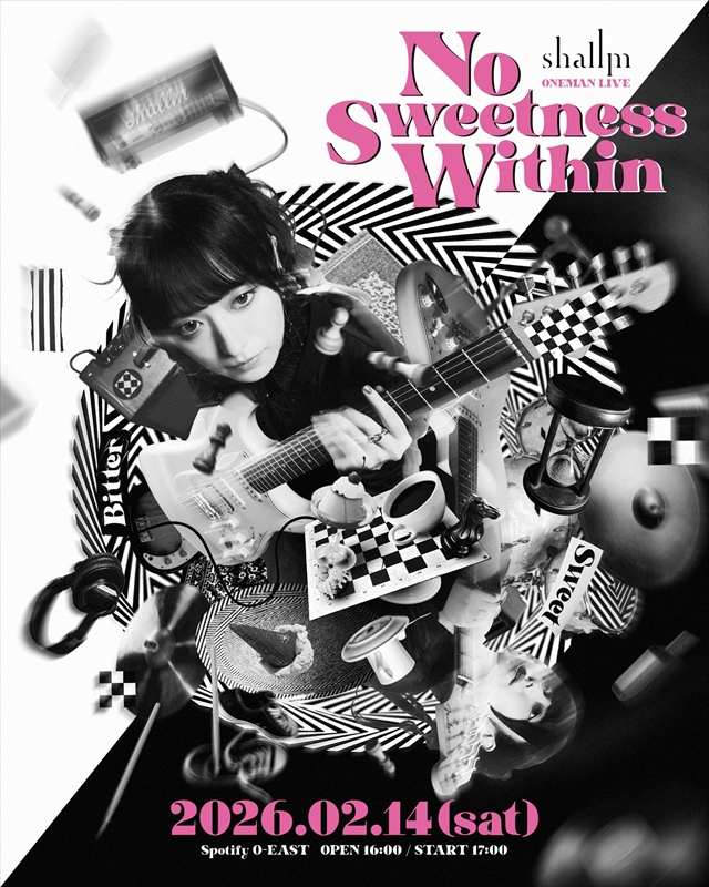 『shallm ONEMAN LIVE ~ No Sweetness Within ~』キービジュアル
