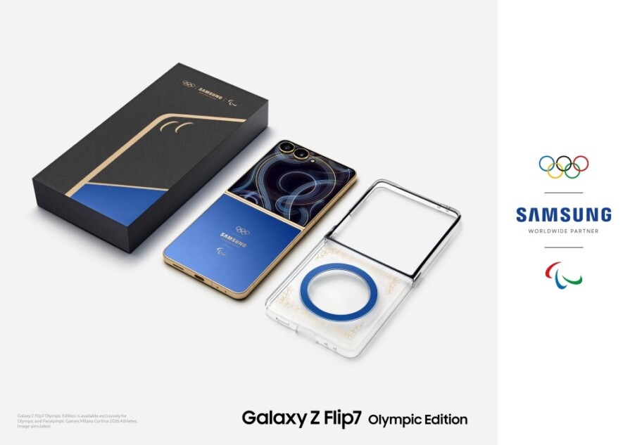 「Samsung Galaxy Z Flip7 Olympic Edition」