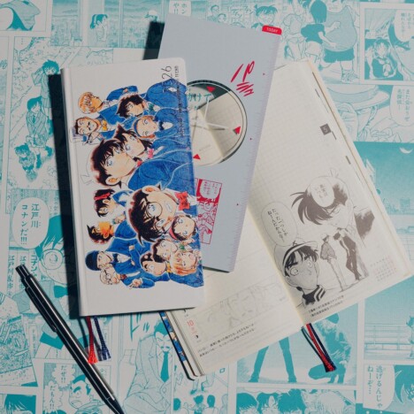 『名探偵コナン』原作イラスト300点以上使用　「ほぼ日手帳2026 spring」