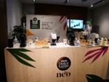 蔦屋家電でネスカフェの無料試飲会ブースの画像