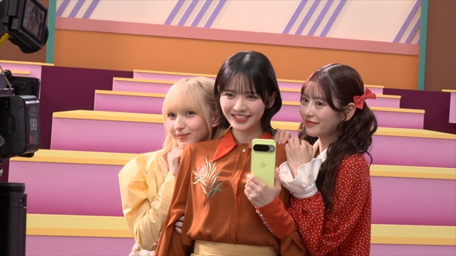 au新CM　メイキングカット