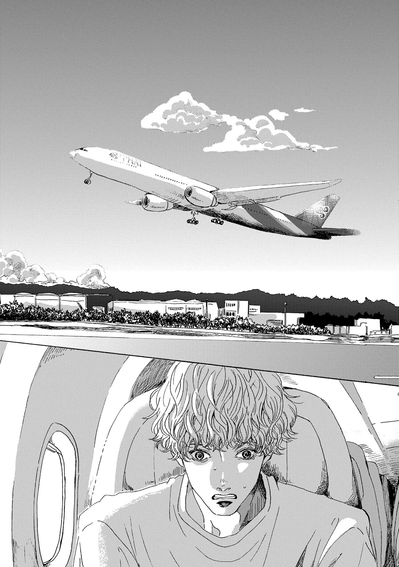 【漫画】離陸直前に「飛行機怖くて……」の画像