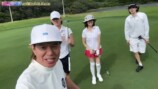 ゴルフを楽しむヒロミ一家