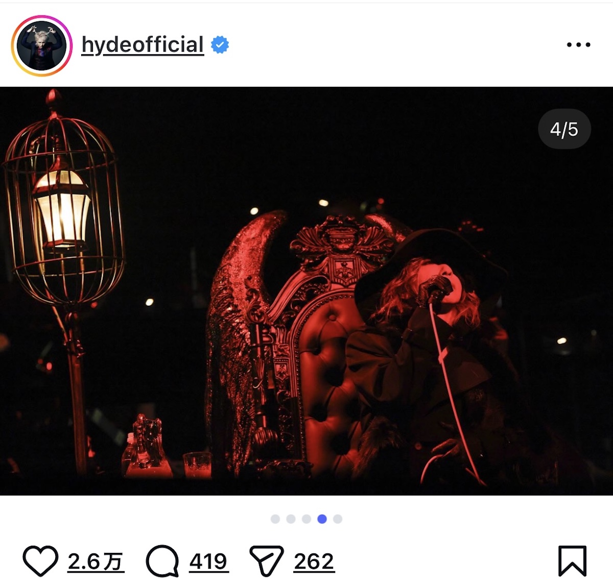 HYDEの誕生日をYOSHIKIらがサプライズ祝福の画像