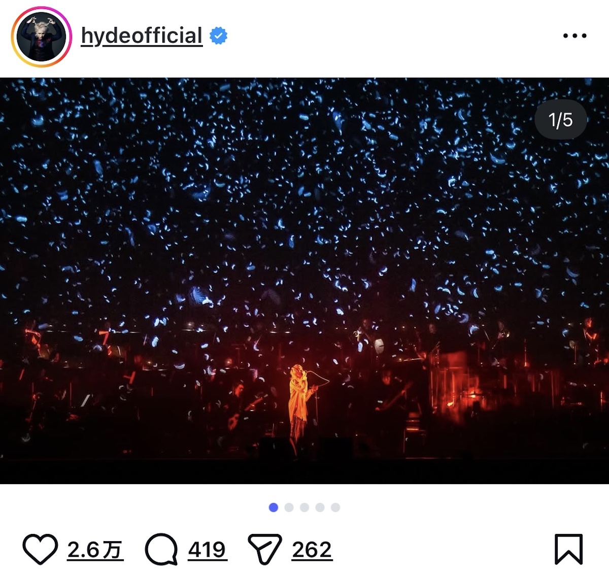 HYDEの誕生日をYOSHIKIらがサプライズ祝福の画像