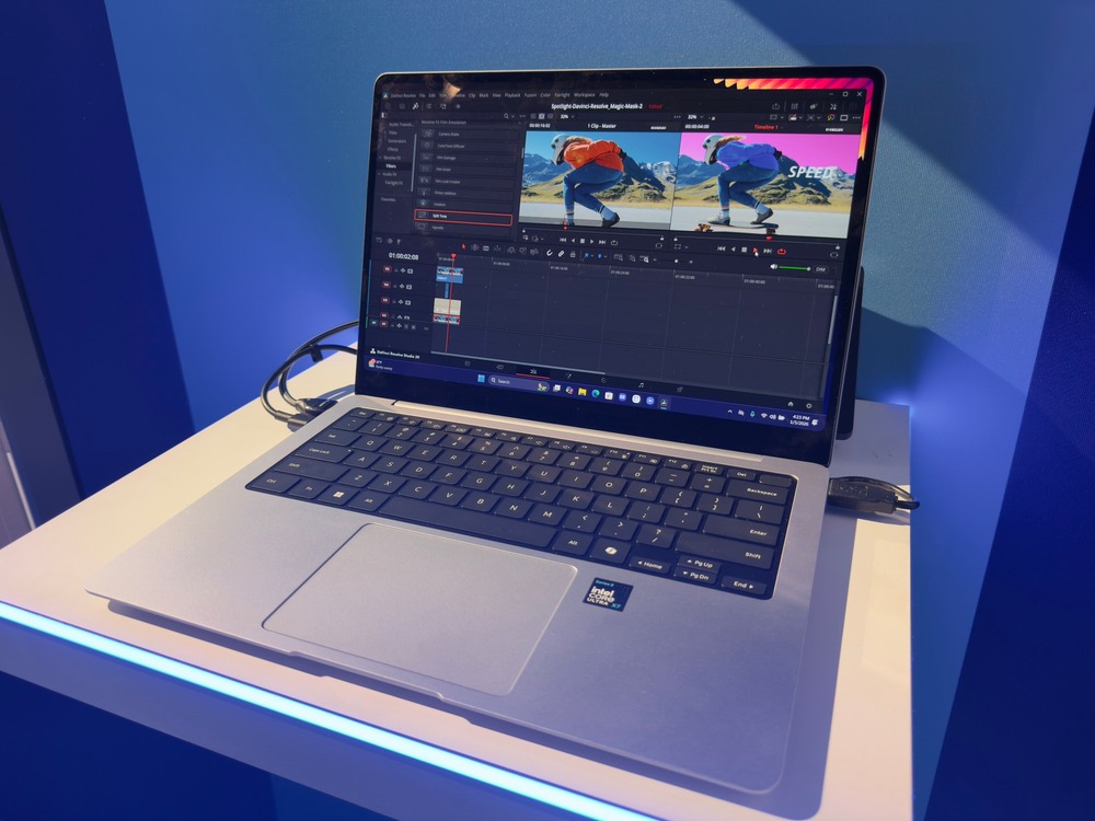 動画編集のデモ