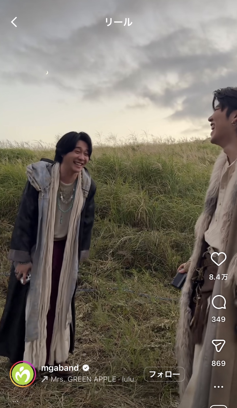 大森元貴、お茶目な表情満載のメイキングの画像