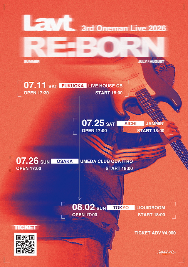 『Lavt 3rd Oneman Live「RE:BORN」』告知画像