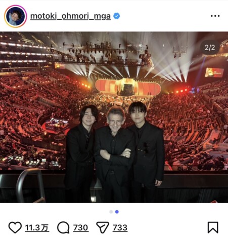 Mrs. GREEN APPLE 大森元貴・若井滉斗、グラミー賞授賞式へ　「いつかこの舞台に立てる日が来るのかな」「豪華な景色をありがとう」