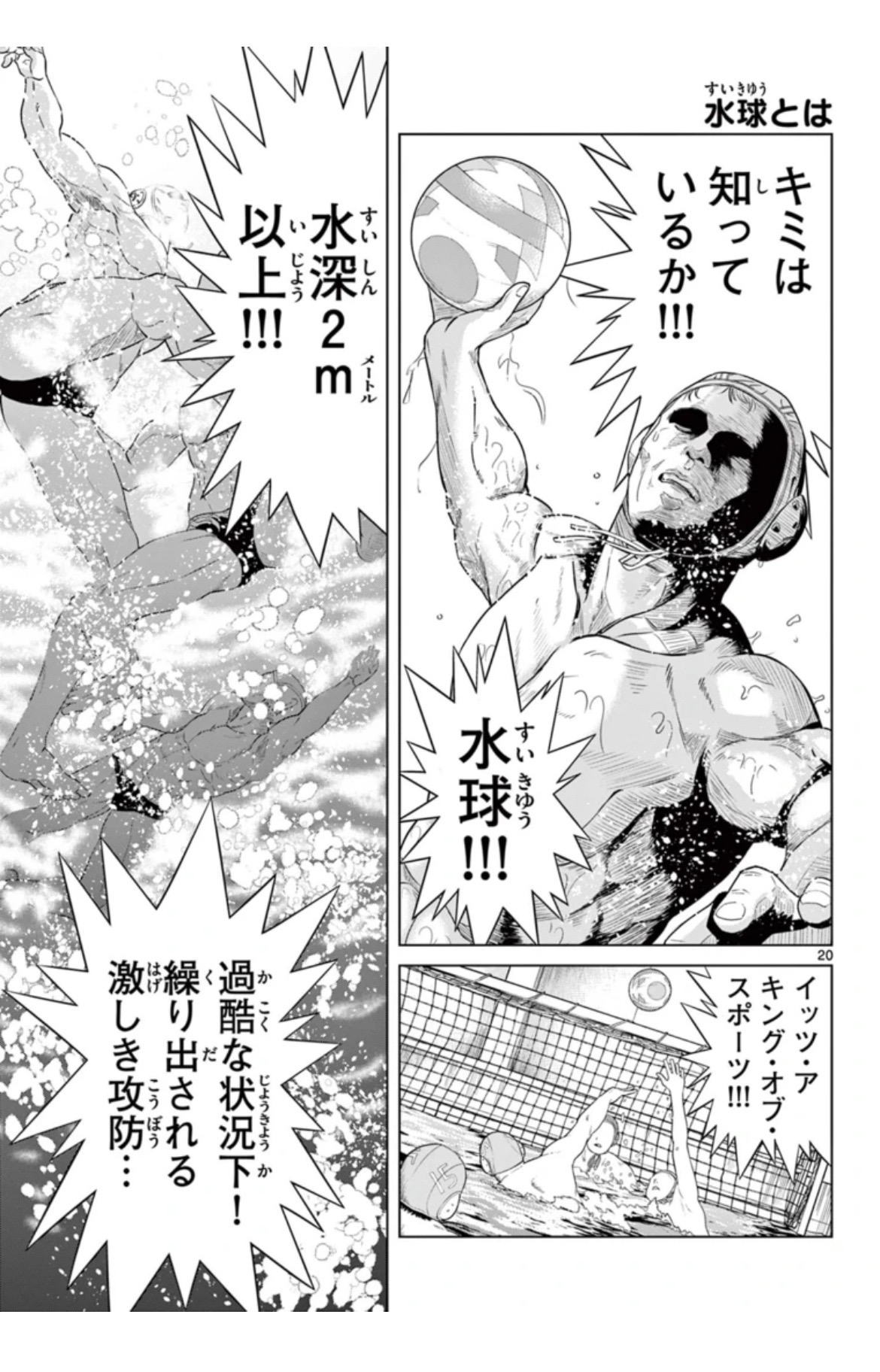 【漫画】男子がプールでやることといえば？の画像