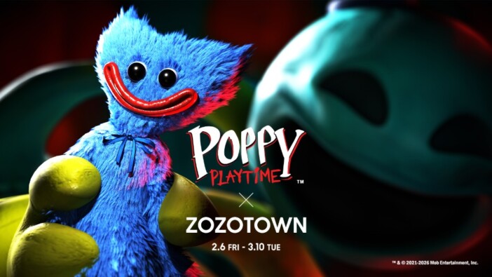 『Poppy Playtime』とZOZOTOWNがコラボ　Tシャツやフーディなど2月6日より受注販売開始